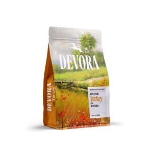 Devora Dog Semi-Moist Small Kibble Fresh Curcan ,caprioara si Orez, hrana semi-umeda pentru caini ,5KG