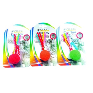 Jucarie pentru pisici Flying Ball, 4 cm