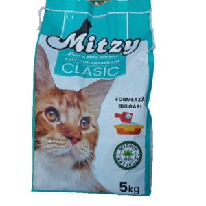 Nisip pentru litiera Mitzy Clasic, 5KG