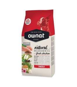 Ownat Classic Energy, hrana uscata caini sportivi, 20KG