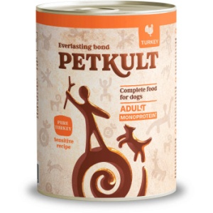 Petkult Sensitive Curcan si Cartof, hrana umeda caini, 800G