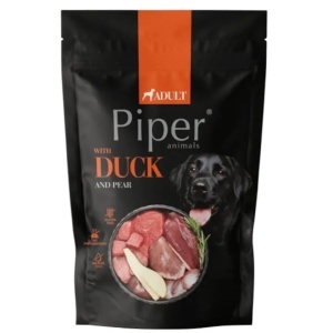 PIPER DOG- Carne de rata si pere, hrana umeda caini, 500G