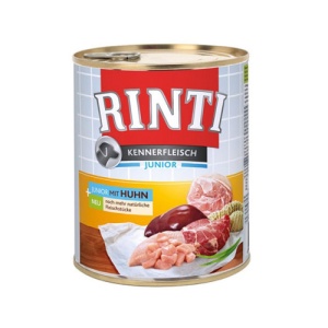 Rinti Junior cu Pui, hrana umeda caini, 400G
