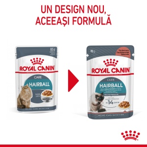 Royal Canin Hairball Care Adult, hrana umeda pisica, limitarea ghemurilor de blana (in sos), 12 X 85G - Img 7