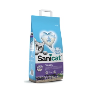 Sanicat Classic Lavanda, nisip igienic pisici, 8L