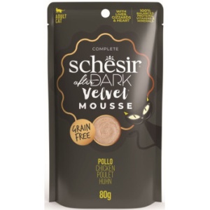 Schesir After Dark Plic Mousse cu Pui, hrana umeda pisici, 80G