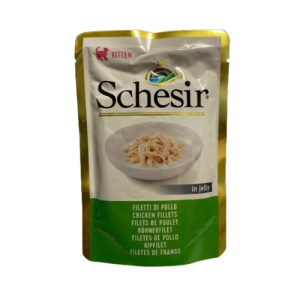 Schesir Junior cu pui, hrana umeda pisici, 85G