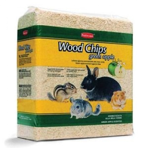 Talas cu mar verde pentru rozatoare Padovan Wood Chips , 1KG