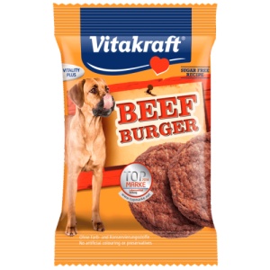 Vitakraft Beef Burger, recompensa caini, 2 Buc/18G
