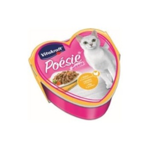 Vitakraft Poesie cu Pui si Legume, hrana umeda pisici, 85G