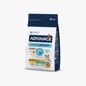 Advance Cat Sterilizat Sensitive Somon și orez, hrana uscata pisici, 1.5 kg