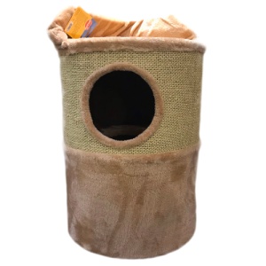 Ansamblu de joaca pentru pisici Enjoy Sisal Butoias, 35X35X59cm