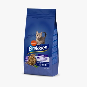 Brekkies Cat Complet, hrana uscata pentru pisici, 15KG
