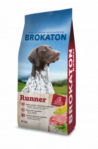 Brokaton Runner, hrana uscata caini sportivi, 20KG