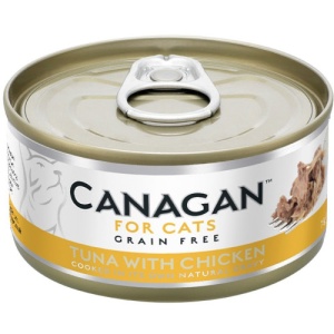 Canagan Cat Ton si Pui, hrana umeda pisici, 75G
