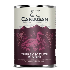 Canagan Dog Curcan si Rata, hrana umeda caini, 400G