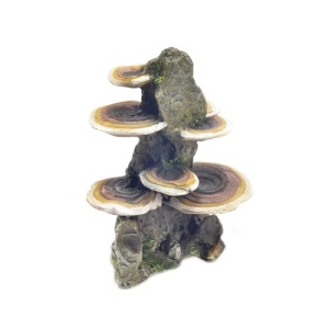 Decor pentru acvariu Enjoy Roca cu ciuperci, 14.5x9.5x18.5 cm