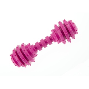Jucarie pentru caini gantera zimtata Enjoy, 12.5 cm