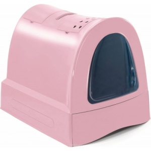 Litiera pentru pisici Zuma Roz, 40X56X42.5 cm