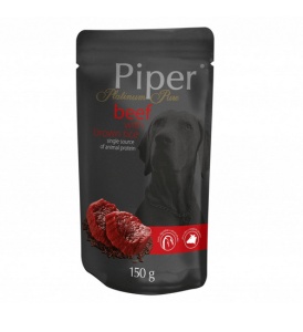 Piper Pure- Carne de vita si orez brun, hrana umeda caini, 150G