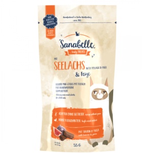 Sanabelle cu peste si smochine, recompense pisici, 55G