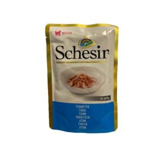 Schesir Junior cu ton, hrana umeda pisici, 85G