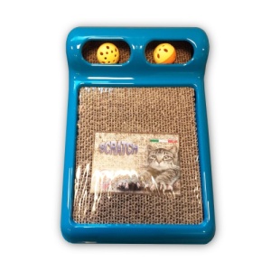 Set Ansamblu de joaca si suport tocit gheare pentru pisica, Geo