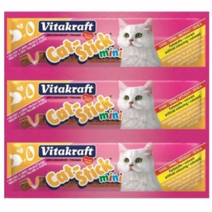 Vitakraft Cat Stick Pasare/Ficat, recompense pisici, 18G