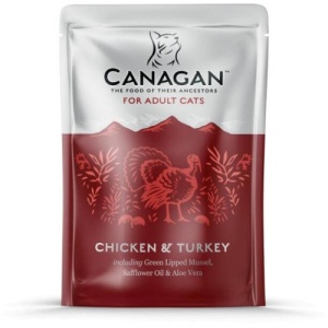 Canagan Cat Adult cu Pui si Curcan, hrana umeda pisici, 85G
