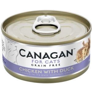 Canagan Cat Pui si Rata, , hrana umeda pisici, 75G
