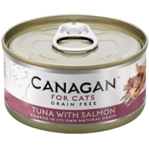 Canagan Cat Ton si Somon, hrana umeda pisici, 75G