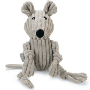 Jucarie pentru caini Beeztees Soarece Plus Grey, 32cm