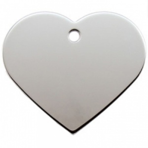 Medalion pentru caini Inima Cromat Imac L.