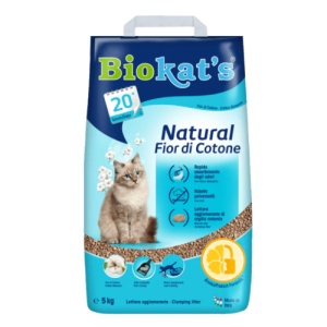 Nisip pentru litiera Biokat's Natural Cottom Blossom, 5KG