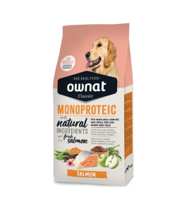 Ownat Classic Monoproteic Somon, hrana uscata caini, 12 KG