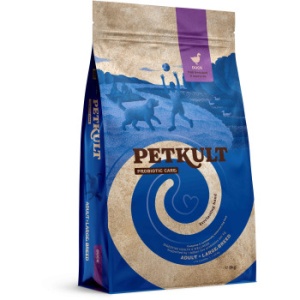 Petkult Probiotics Adult Talie Mare Rata, hrana uscata caini, 8KG