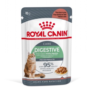 Royal Canin Digest Sensitive Care Adult, hrana umeda pisica, confort digestiv (in sos), 12 x 85G