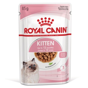 Royal Canin Kitten hrana umeda pisica junior (in sos), 12 x 85G