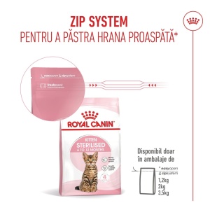 Royal Canin Kitten Sterilised, hrana uscata pisica sterilizata junior, 2KG - Img 2