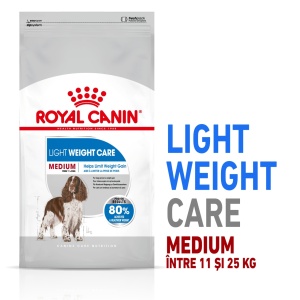 Royal Canin Medium Light Weight Care, Adult hrana uscata caine, limitarea cresterii in greutate, 12KG