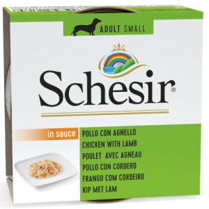 Schesir Adult Small Pui si Miel, hrana umeda caini, 85G
