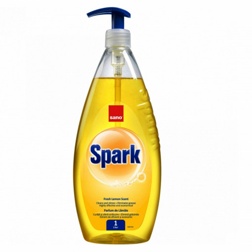 DETERGENT PENTRU VASE SPARK LEMON 1 L