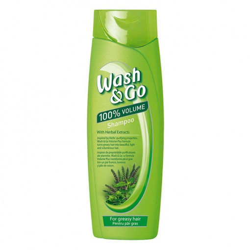 SAMPON WASH & GO 400 ML. PENTRU PAR GRAS