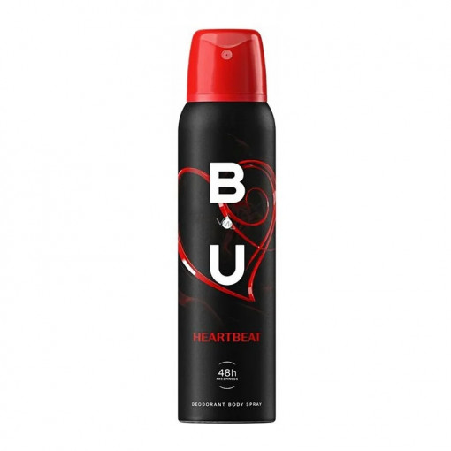 DEODORANT B.U HEARTBEAT 150 ML.