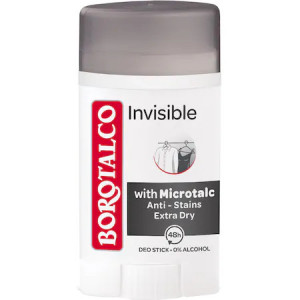 DEODORANT STICK BOROTALCO INVISIBLE 40 ML.