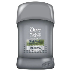 DEODORANT STICK DOVE CU MINERALE SI SALVIE 50 ML.
