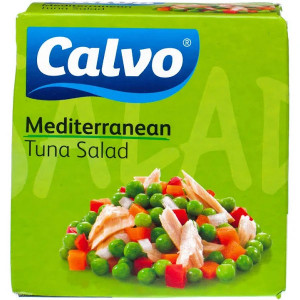 SALATA DE TON MEDITERANEANA CALVO 150 GR.