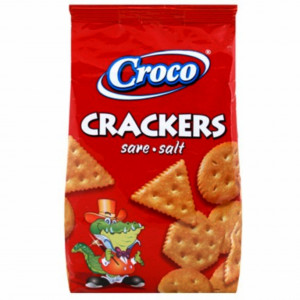 BISCUITI CROCO CRACKERSI CU SARE 100 GR.
