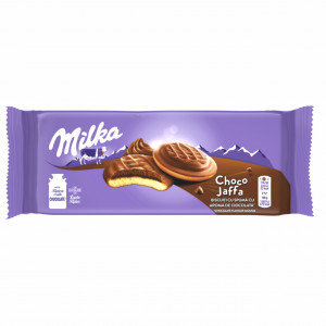 BISCUITI MILKA CHOCO JAFFA CU CIOCOLATA 128 GR.