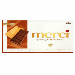 CIOCOLATA MERCI CU NUGAT 100 GR.